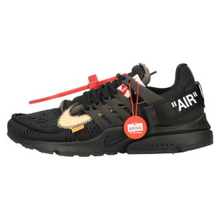 ナイキ(NIKE)のNIKE ナイキ ×OFF-WHITE THE 10 AIR PRESTO AA3830-002 オフホワイト ザテン エアプレスト ローカットスニーカー US8/26.0cm ブラック(スニーカー)