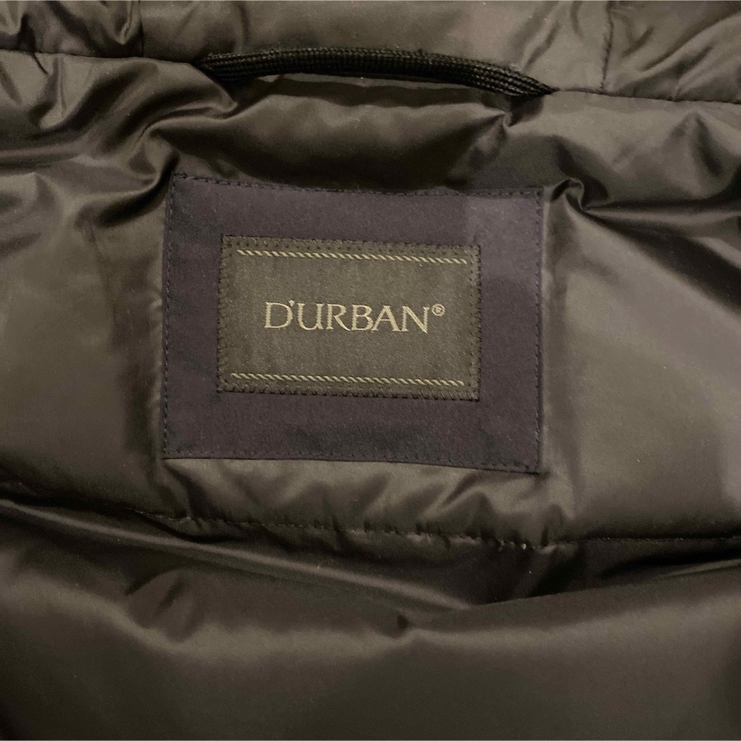 D’URBAN(ダーバン)のダーバン　DURBAN レナウン　ダウンコート　メンズ　ブラック　新品同様 メンズのジャケット/アウター(ダウンジャケット)の商品写真