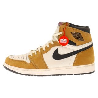 ナイキ(NIKE)のNIKE ナイキ AIR JORDAN 1 RETRO ROOKIE OF THE YEAR 555088-700 エアジョーダン1 ルーキーオブザイヤー ハイカットスニーカー ホワイト/ブラウン US11/29cm(スニーカー)