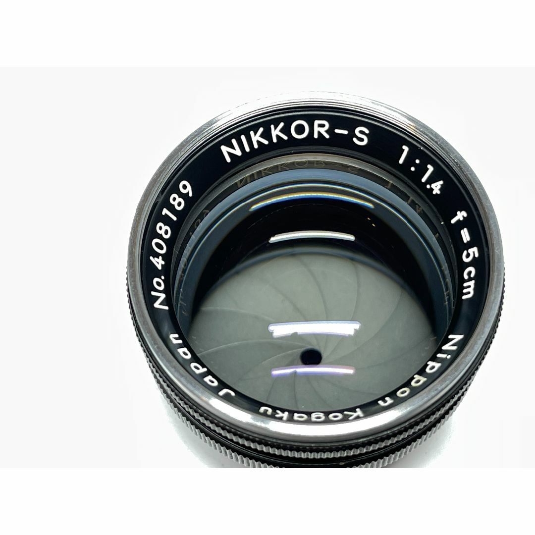 Nikon(ニコン)のニコン NIKKOR-S Nippon Kogaku 50mm 1.4 ブラック スマホ/家電/カメラのカメラ(レンズ(単焦点))の商品写真