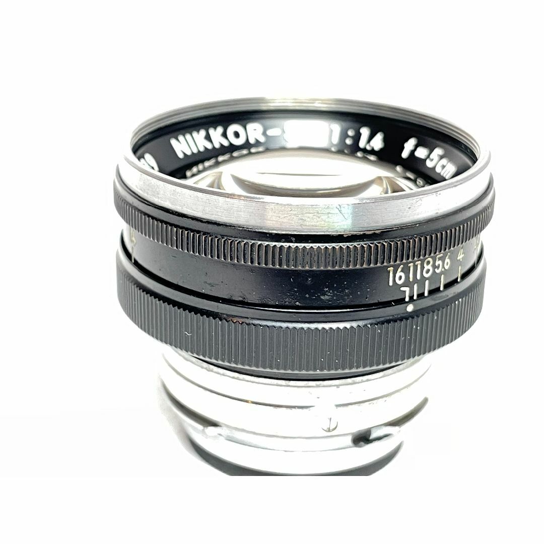 Nikon(ニコン)のニコン NIKKOR-S Nippon Kogaku 50mm 1.4 ブラック スマホ/家電/カメラのカメラ(レンズ(単焦点))の商品写真