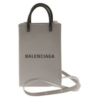 バレンシアガ(Balenciaga)のBALENCIAGA バレンシアガ ショッピングバッグ フォンホルダーバッグ グレー 593826(ショルダーバッグ)