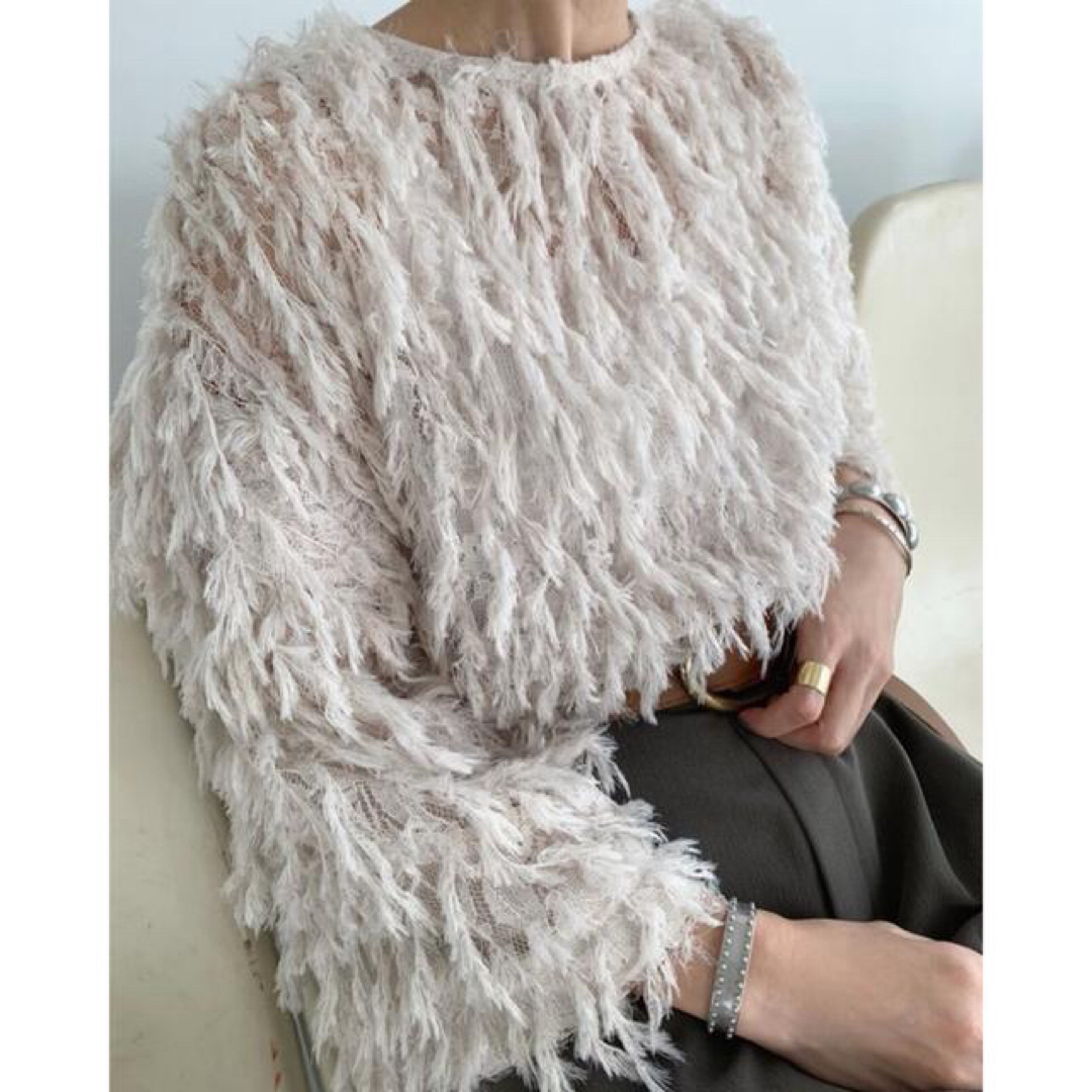 CLANE - 新品未使用タグ付きCLANE☆ FRINGE LACE TOPSサイズ1 CLANE - 新品未使用タグ付きCLANE☆ FRINGE LACE TOPSサイズ1