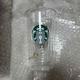 スターバックス(Starbucks)のスターバックス　バレンタイン　耐熱ダブルウォールグラス355ml(グラス/カップ)