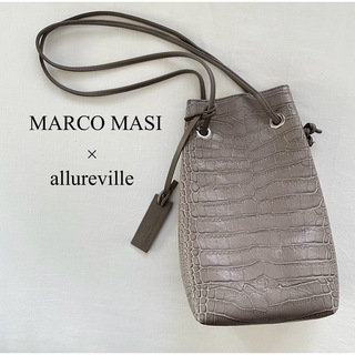 MARCO MASI - MARCO MASI パイソン 巾着バッグ 極美品の通販 by みつ's ...
