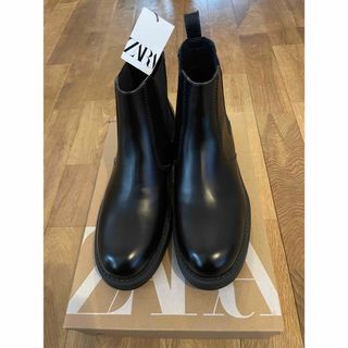 ザラ(ZARA)のzara チェルシーブーツ　44（28.3cm）(ブーツ)