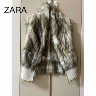 ザラ(ZARA)のZARA ザラ ファーベスト S(ベスト/ジレ)