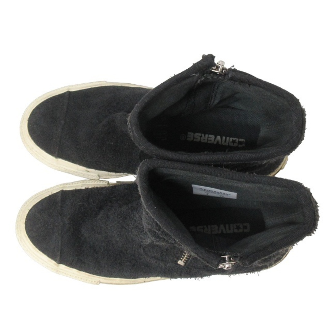 CONVERSE(コンバース)のコンバース オールスター ショートブーツ スエード 黒 白 US 4 23cm レディースの靴/シューズ(ブーツ)の商品写真