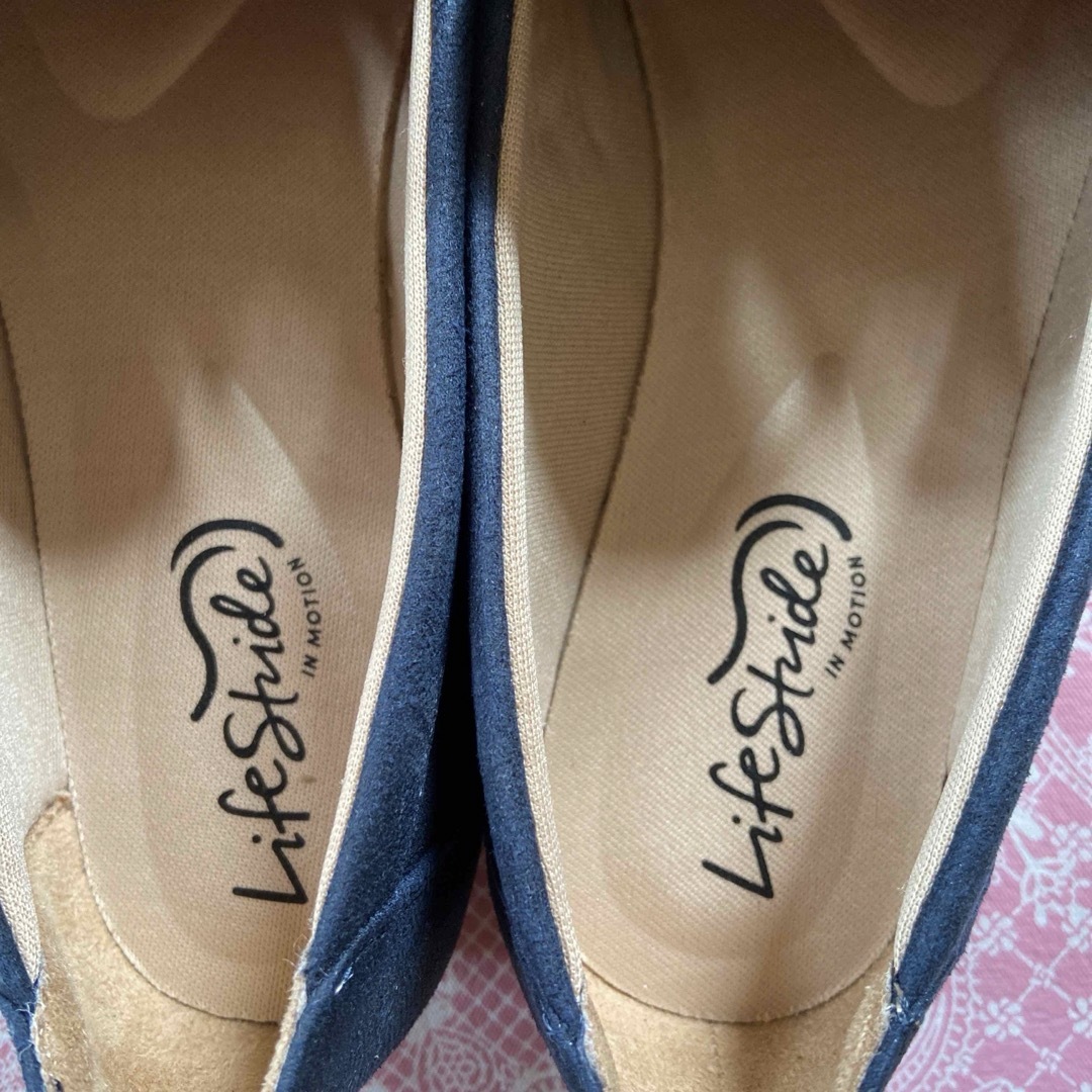 REGAL(リーガル)の新品　リーガル　カジュアルスリッポンシューズ　ネイビー　23㎝ レディースの靴/シューズ(スリッポン/モカシン)の商品写真