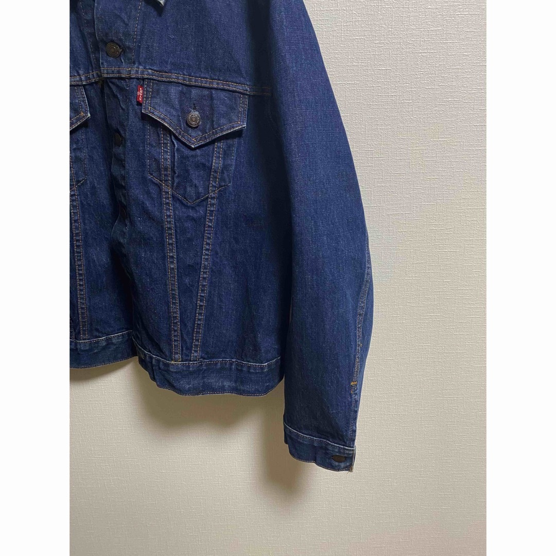 濃紺　美品　70505 リーバイス ケアタグ　スモールe デニムジャケット
