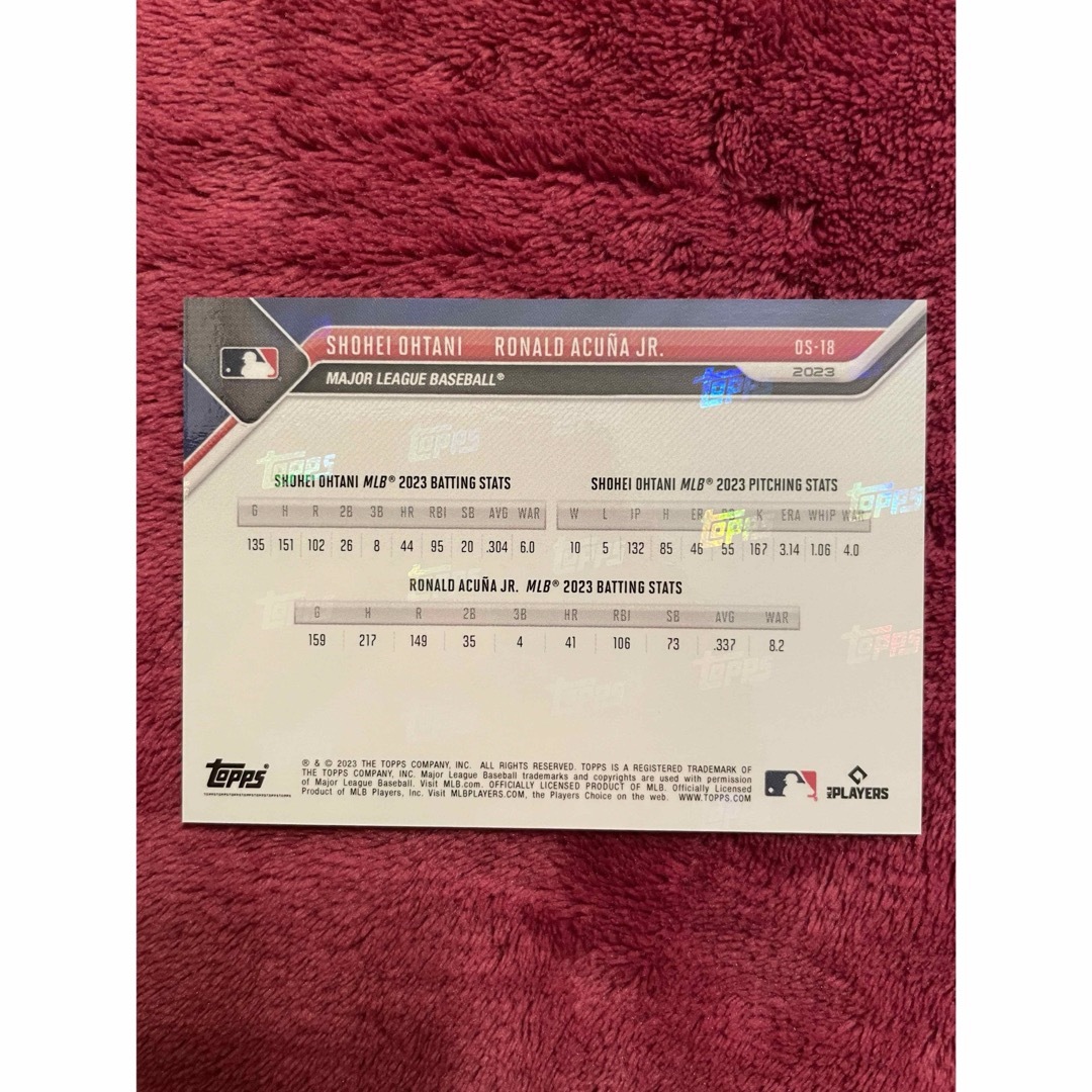 Topps(トップス)の2023 topps now 大谷翔平 OS-16,18,19 MVP３種 エンタメ/ホビーのトレーディングカード(シングルカード)の商品写真