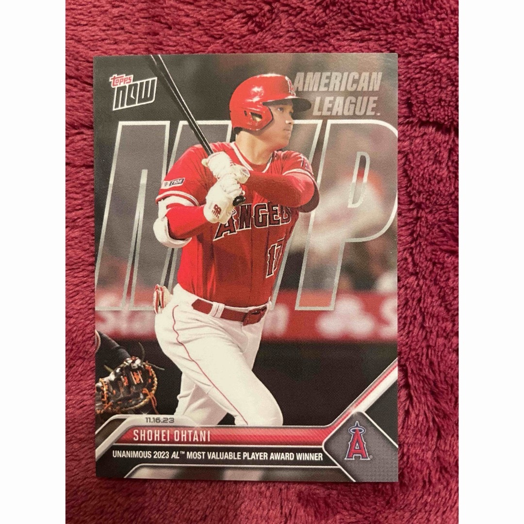 Topps(トップス)の2023 topps now 大谷翔平 OS-16,18,19 MVP３種 エンタメ/ホビーのトレーディングカード(シングルカード)の商品写真