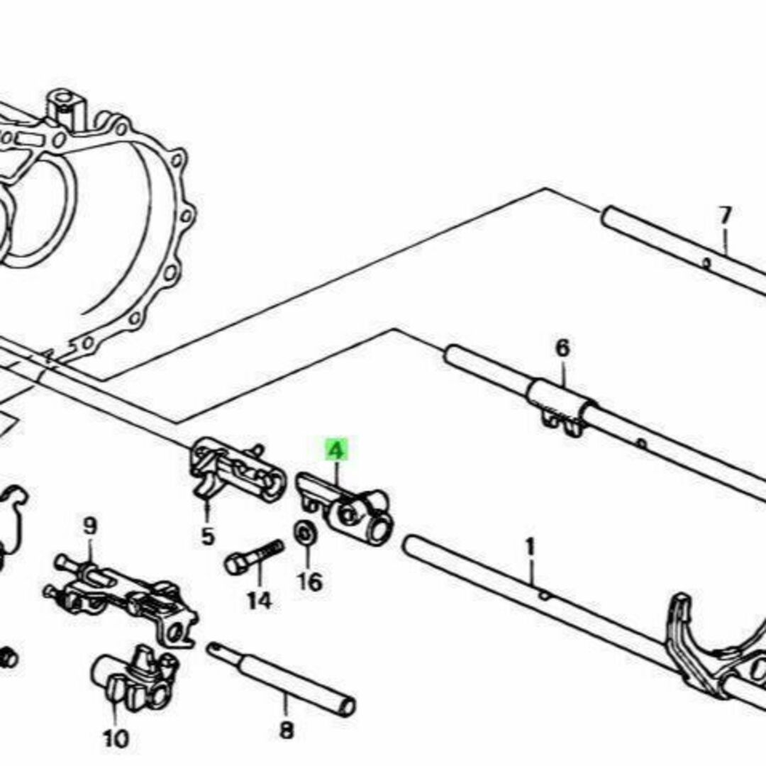 ホンダ NSX ピース ABA-NA2 シフト 5-6 OEM メーカー純正品