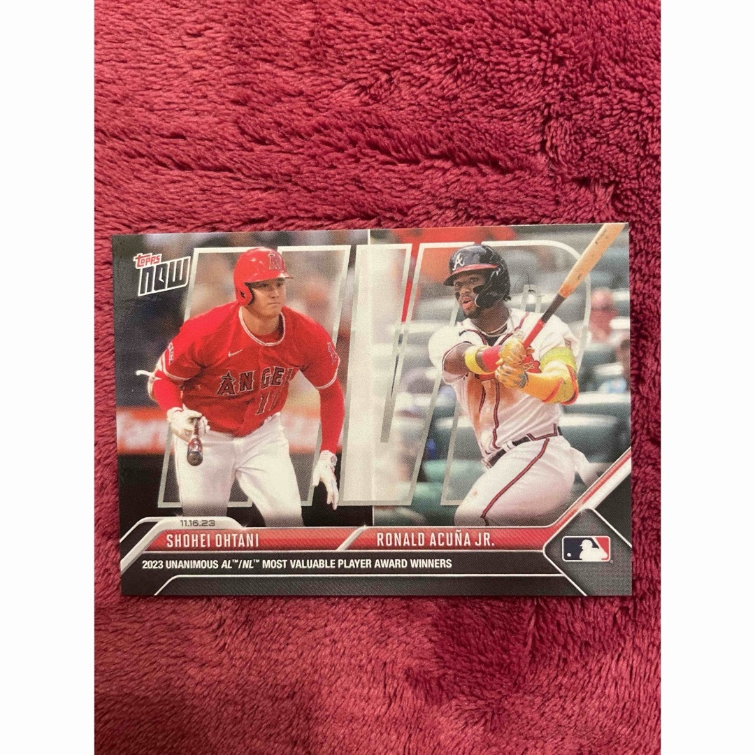 Topps(トップス)の2023 topps now 大谷翔平 OS-16,18,19 MVP３種×2枚 エンタメ/ホビーのトレーディングカード(シングルカード)の商品写真