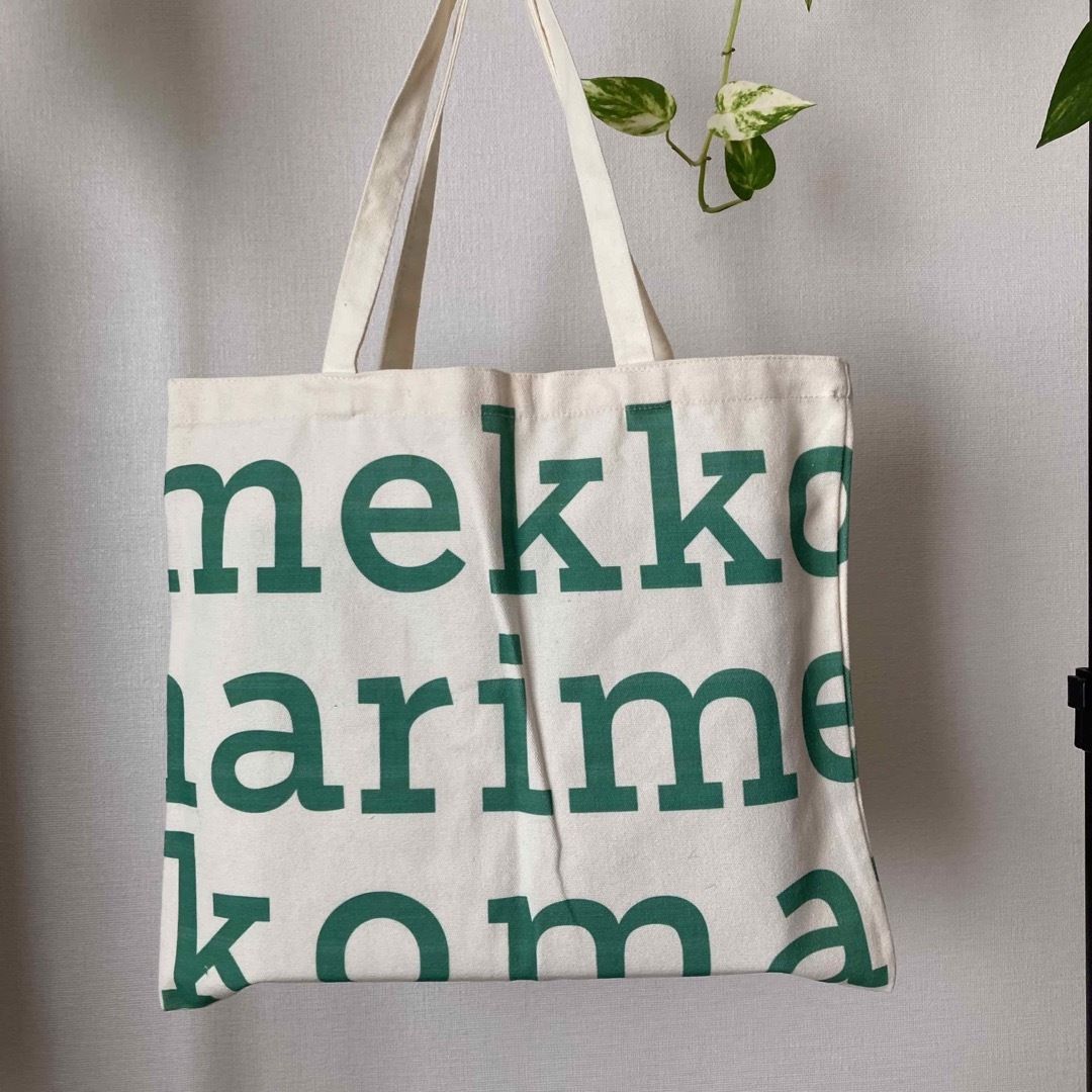 marimekko(マリメッコ)の✤marimekko✤マリメッコ トートバッグ(ロゴグリーン) レディースのバッグ(トートバッグ)の商品写真