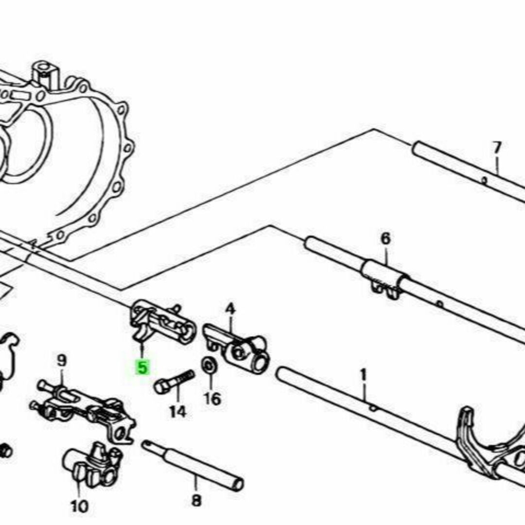 ホンダ NSX ピース ABA-NA2 フィフス\u0026リバースシフト メーカー純正品