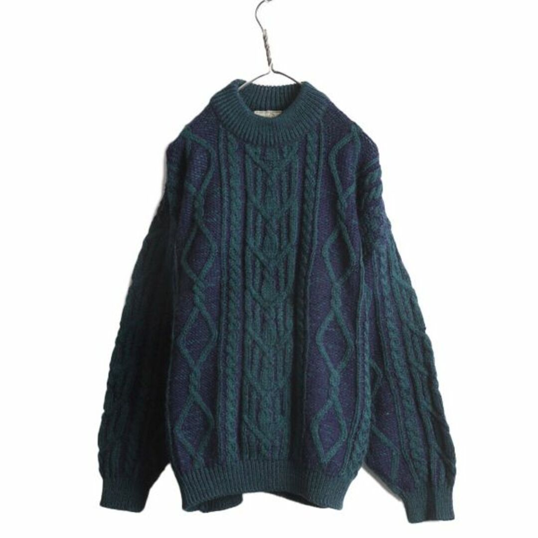 アイルランド製 Carraig Donn フィッシャーマン ウール ニット アイルランド製 Carraig Donn フィッシャーマン ウール ニット
