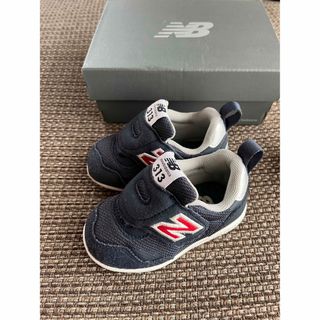 ニューバランス(New Balance)の美品ニューバランス12cmネイビーIT313FJNファーストシューズ(スニーカー)