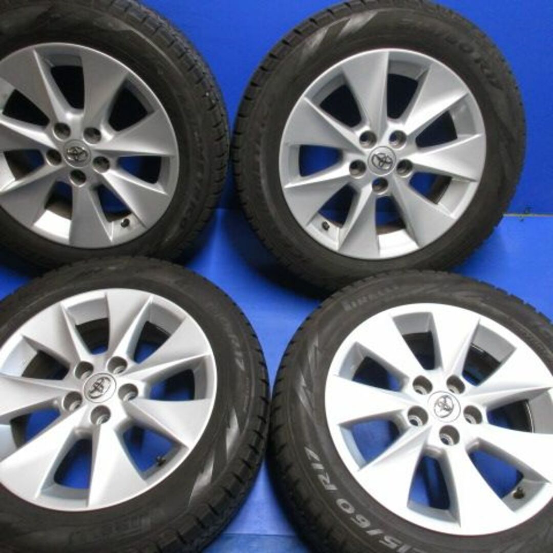 タイヤ・ホイールセットユ）トヨタ純正　アルファード　ヴェルファイア+215/60R17　スタッドレス