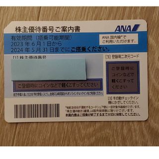 エーエヌエー(ゼンニッポンクウユ)(ANA(全日本空輸))のANA 全日空 株主優待券 1枚　2024年5月31日まで(その他)