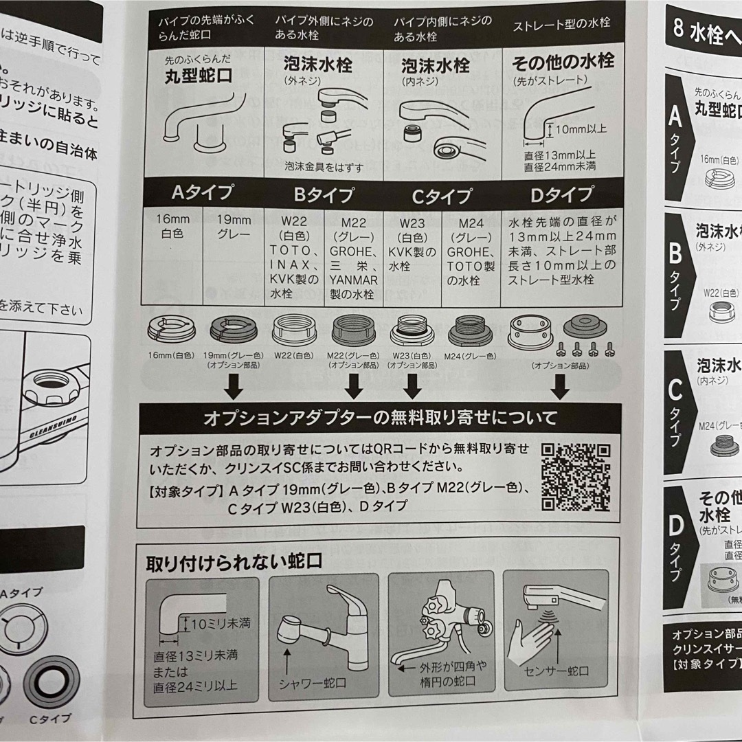 クリンスイ(クリンスイ)の浄水器 クリンスイ MD103W 2個予備カートリッジなし MD101類似浄水器 インテリア/住まい/日用品のキッチン/食器(浄水機)の商品写真