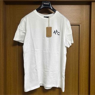 リランドチュールA.P.C. × BEAMS LIGHTS / 別注ロゴ クルーネック Tシャツ