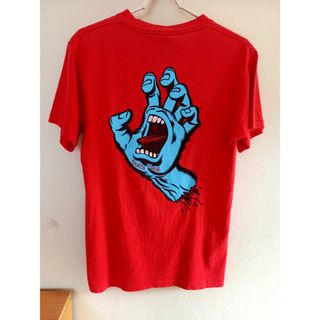 Santa Cruz - 80年代　santacruz ハンドTシャツ　BUTTSTAIN サンタクルーズ