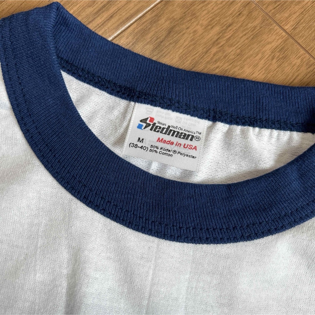 Disney(ディズニー)のUSA製 ヴィンテージ ミッキー リンガー半袖Tシャツ メンズのトップス(Tシャツ/カットソー(半袖/袖なし))の商品写真