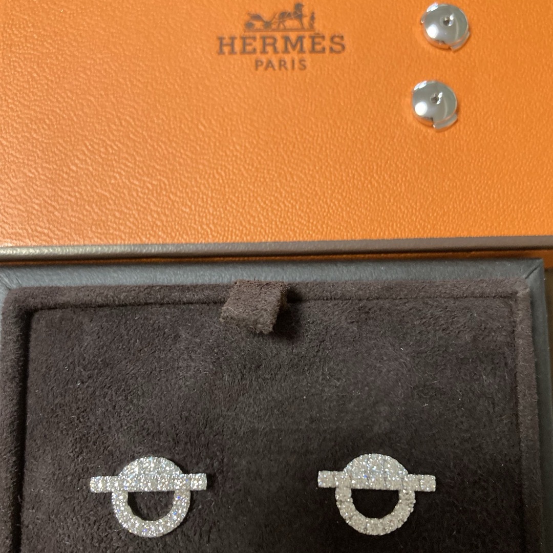 Hermes(エルメス)のエルメス　ダイヤモンドピアス レディースのアクセサリー(ピアス)の商品写真