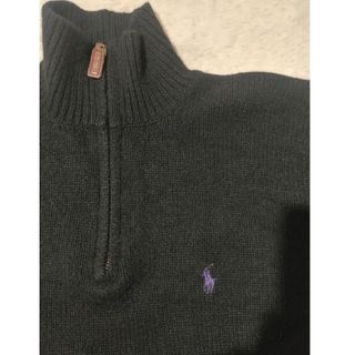 ポロラルフローレン(POLO RALPH LAUREN)のPolo Ralph Lauren  ハーフジップ ニット　ブラック(ニット/セーター)