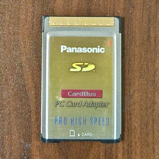 パナソニック(Panasonic)のPanasonic/SDカードリーダ/32ビットCardBusカード(PC周辺機器)