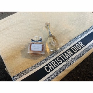 クリスチャンディオール(Christian Dior)のディオール　ディオリビエラ巾着ポーチノベルティ　とミニ香水　3点セット(ポーチ)