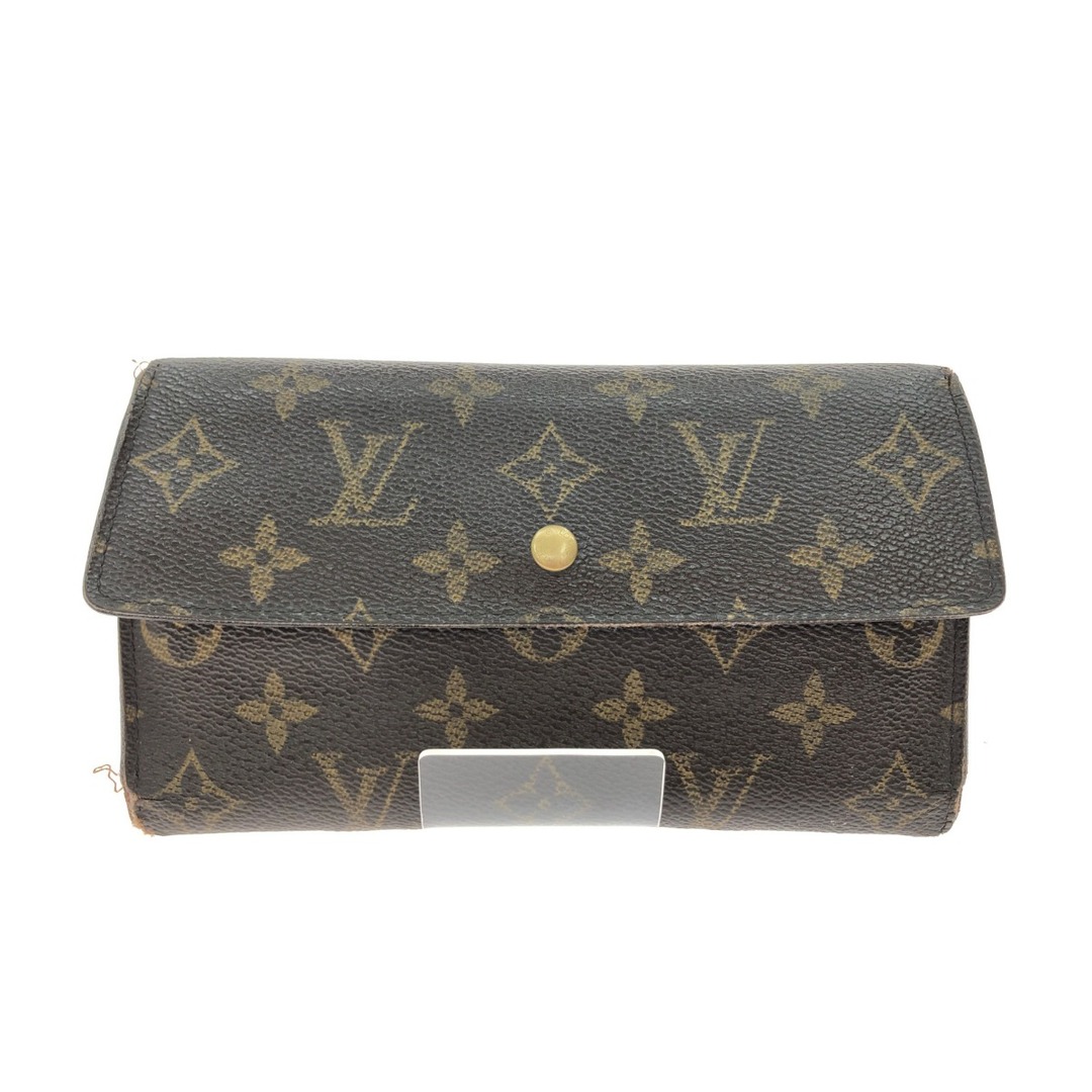 【美品】LOUIS VUITTON モノグラム 三つ折り 長財布 小銭入れ