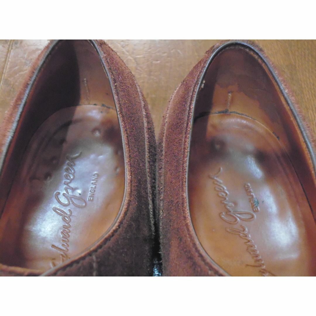 EDWARD GREEN(エドワードグリーン)のエドワードグリーン　ドーバー　６　茶スエード　ラスト３２ メンズの靴/シューズ(ドレス/ビジネス)の商品写真