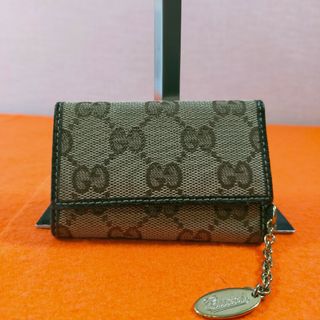 グッチ(Gucci)のグッチ GUCCI キーケース GG柄 キャンバス 茶色(キーケース)