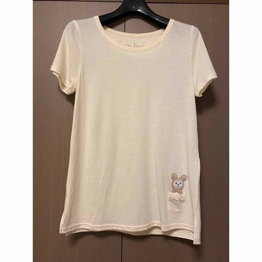 franche lippee(フランシュリッペ)の④ フランシュリッペ  yukiemon イエティ 半袖  Tシャツ ミルク レディースのトップス(Tシャツ(半袖/袖なし))の商品写真