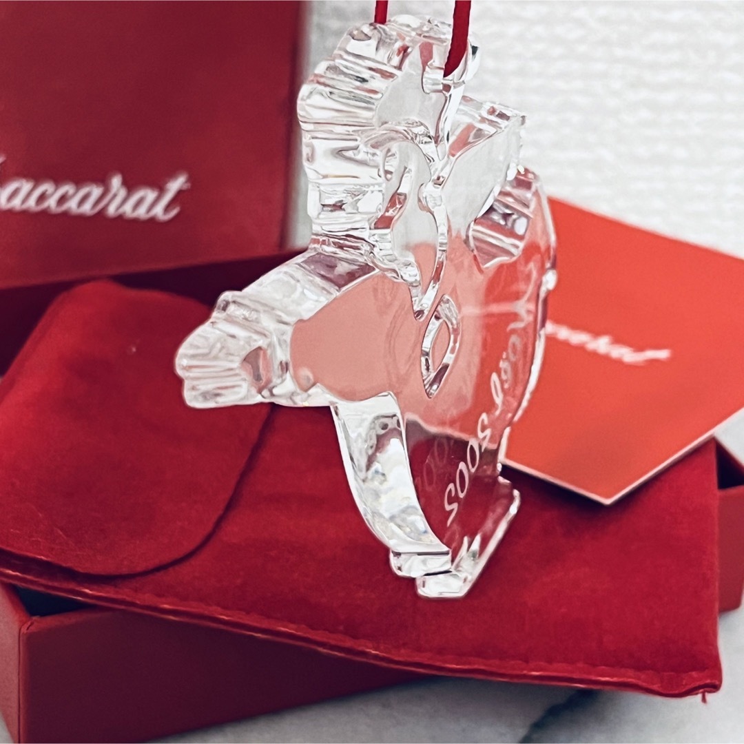 BACCARAT クリスマスオーナメント バカラクリスタル 希少 未使用 BACCARAT クリスマスオーナメント バカラクリスタル 希少 未使用