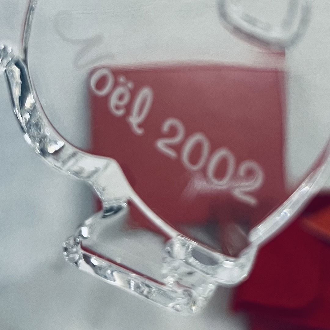 BACCARAT クリスマスオーナメント バカラクリスタル 希少 未使用 BACCARAT クリスマスオーナメント バカラクリスタル 希少 未使用