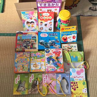 幼児用　知育玩具、カード、図鑑セット(知育玩具)