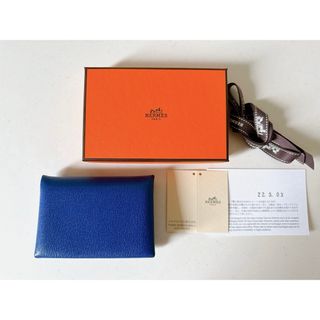 エルメス(Hermes)のHERMES カルヴィデュオ / 外箱 ショップカード リボン付き(財布)