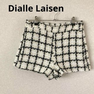 Dialle Laisen ダイアルライセン ショートパンツ　チェック　白黒(ショートパンツ)