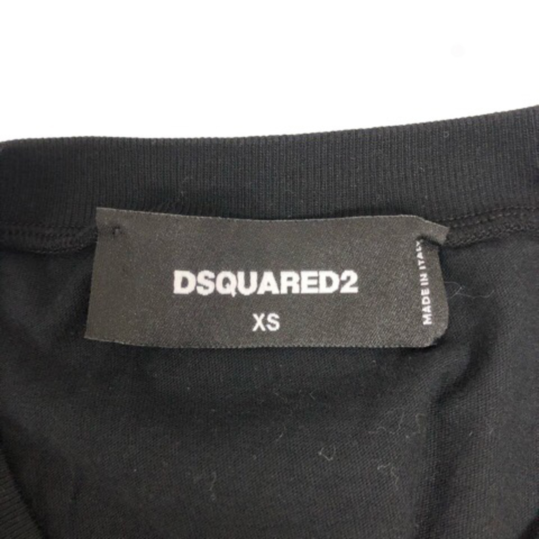 DSQUARED2(ディースクエアード)のディースクエアード カットソー タンクトップ チュール XS ブラック ホワイト レディースのトップス(カットソー(半袖/袖なし))の商品写真