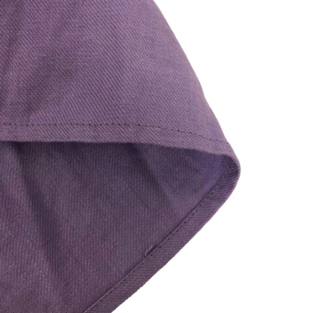 LOWRYS FARM(ローリーズファーム)のローリーズファーム ワンピース Vネック ノースリーブ リネン混 ロング F 紫 レディースのワンピース(ロングワンピース/マキシワンピース)の商品写真