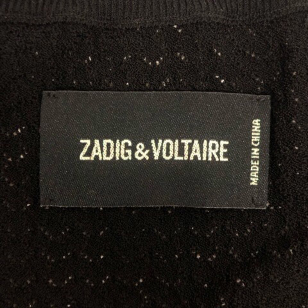 Zadig&Voltaire(ザディグエヴォルテール)のザディグ エ ヴォルテール ワンピース ニット 長袖 ミニ丈 XS レディース レディースのトップス(チュニック)の商品写真