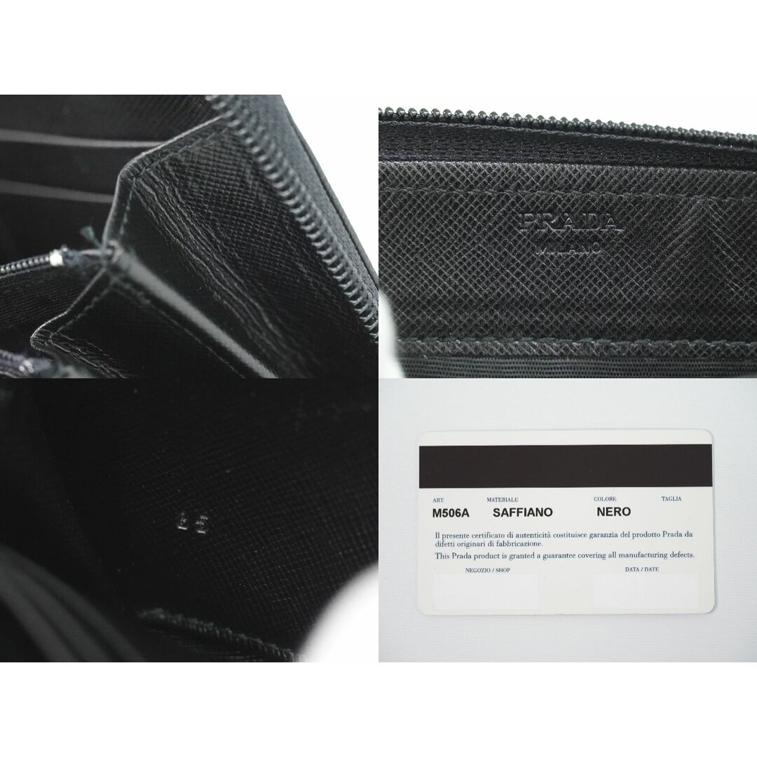 PRADA - 本物 プラダ PRADA サフィアーノ レザー ラウンド PRADA - 本物 プラダ PRADA サフィアーノ レザー ラウンド