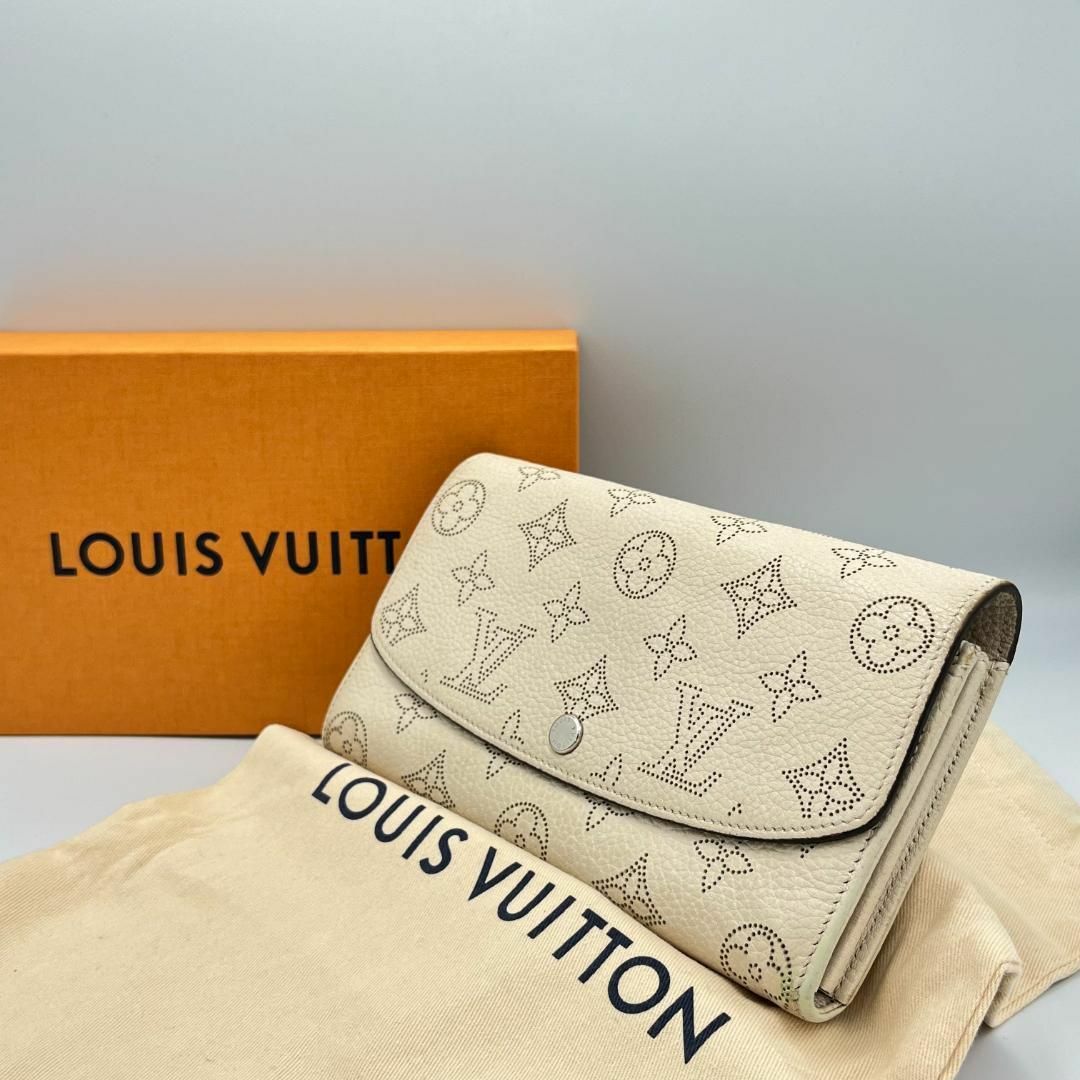 LOUIS VUITTON(ルイヴィトン)の【美品】LOUIS VUITTON ポルトフォイユ・イリス ガレ 長財布 レディースのファッション小物(財布)の商品写真