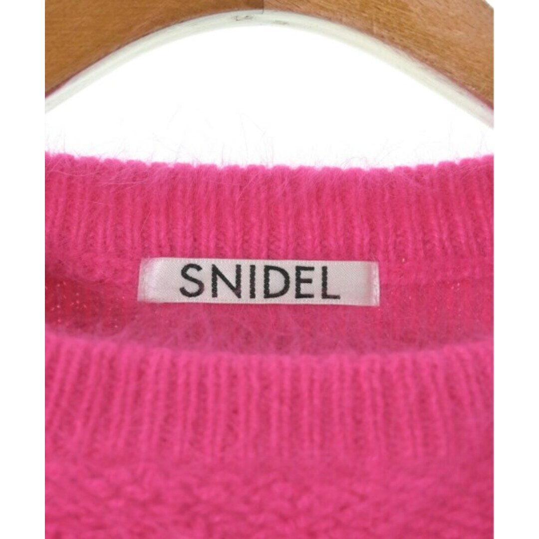 SNIDEL(スナイデル)のSNIDEL スナイデル ニット・セーター F ピンク 【古着】【中古】 レディースのトップス(ニット/セーター)の商品写真