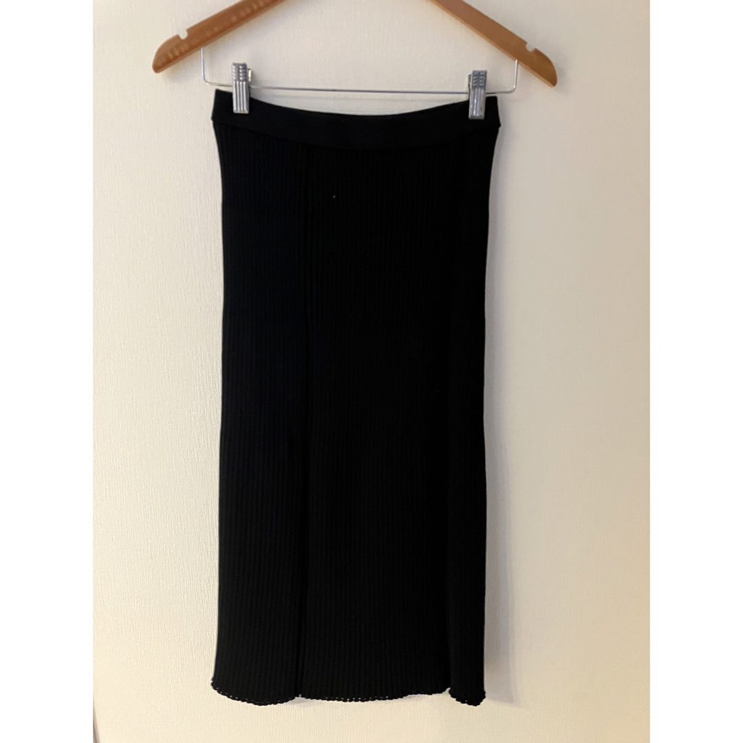 UNITED ARROWS(ユナイテッドアローズ)のユナイテッドアローズ　タイトスカート　黒 レディースのスカート(ロングスカート)の商品写真