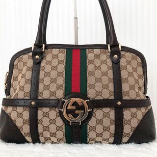 Gucci - グッチ シマ トートバッグ キャンバスレザー 赤 204961の通販