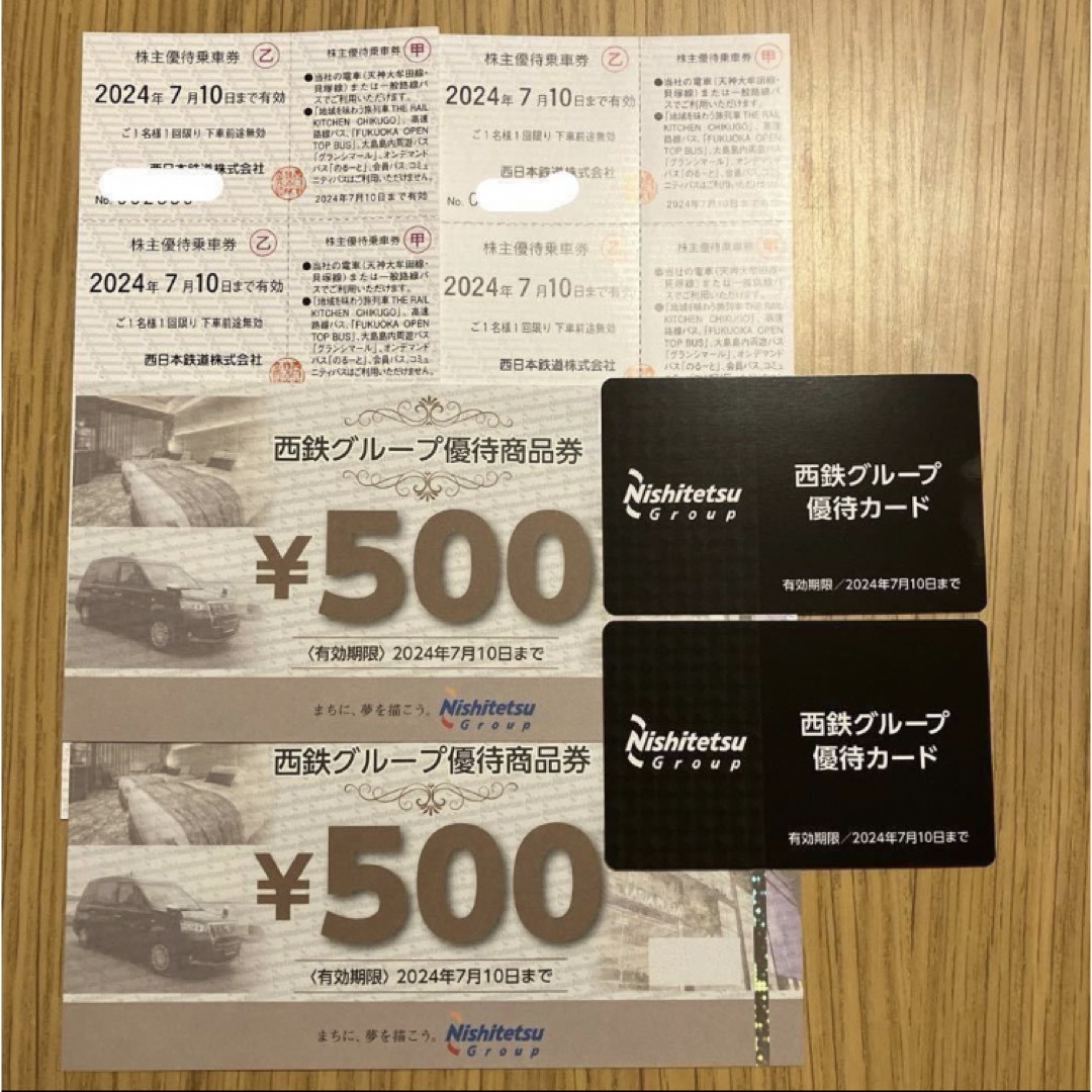 西鉄グループ株主優待券2セット チケットの優待券/割引券(その他)の商品写真